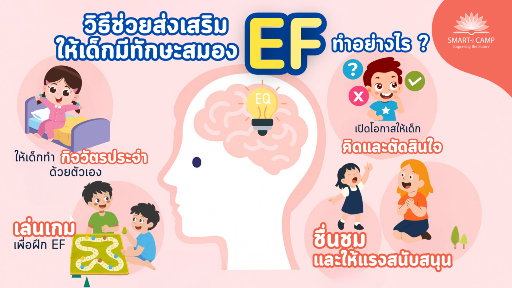 พ่อแม่ต้องรู้ วิธีช่วยเสริมให้เด็กมีทักษะ EF